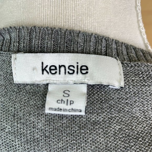 Kensie -  Stretch Crew Neck Ruffle Sweater - Picture 7 of 9